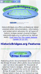 Mobile Screenshot of historicbridges.org
