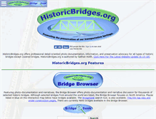 Tablet Screenshot of historicbridges.org